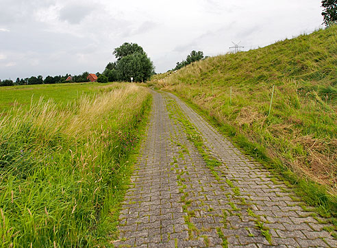 Radweg am Deich