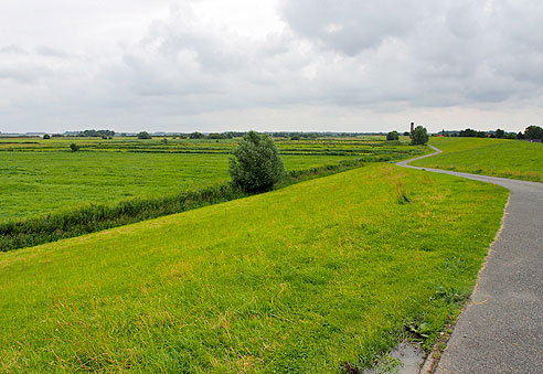 Landschaftsbetonter Radweg