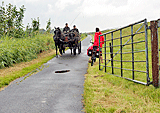 Schöner Radweg am Damm