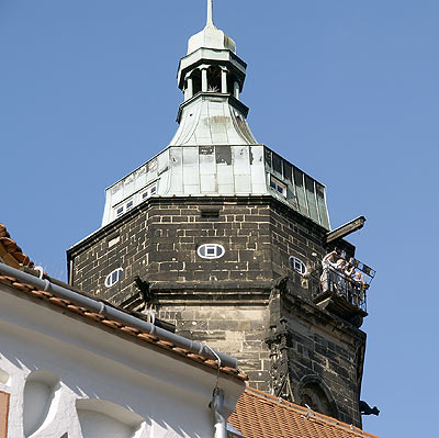 Kirchturm in Pirna