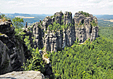 Schrammsteine im Elbsandsteigebirge