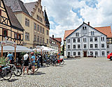 Marktplatz in Stadt Wehlen