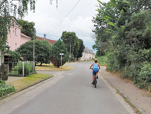 Radweg durch Ammelgoßwitz