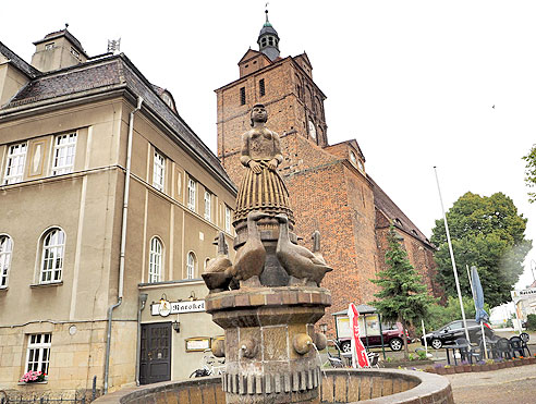 Gänsebrunnen in Dommitzsch