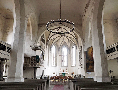 Kirchenschiff St. Marien in Dommitsch