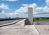 Blick von oben Wasserbrücke