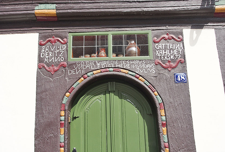 Historische Haustüre in Tangermünde