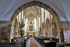 Gotisches Kirchenschiff in Nymburk