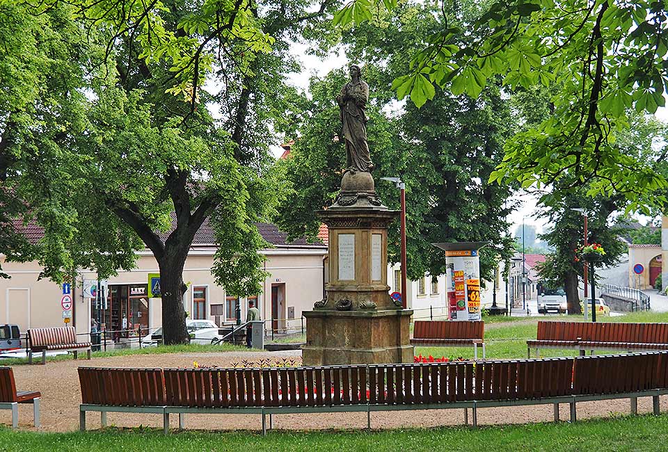 Park in der Stadt Lysa