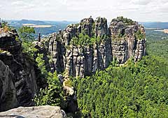 Schrammsteine im Elbsandsteingebirge