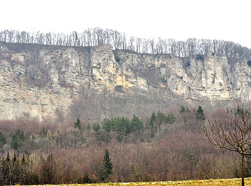 Felswand bei Hausen