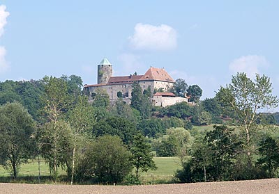 Blick auf Burg Colmberg