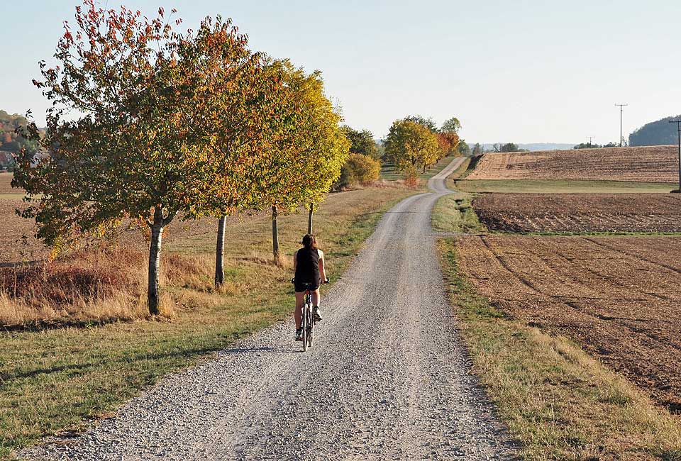 Radweg vor Gebsattel