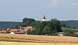 Schöne Kirche in Wörnitz