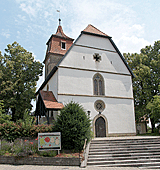 Schöne Kirche in Wörnitz