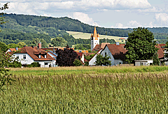 Blick auf den Ort Berg