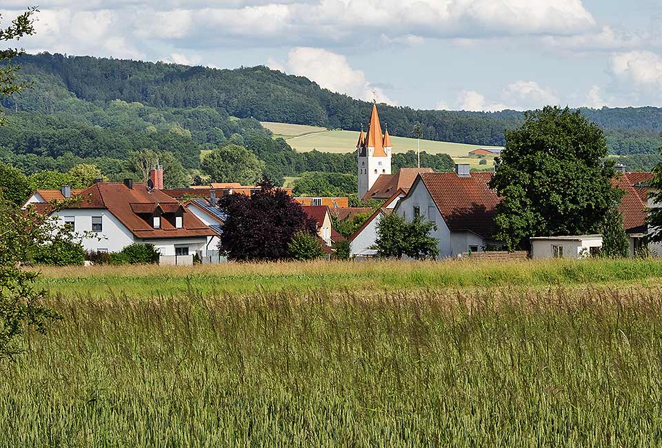Blick auf den Ort Berg Blick auf den Ort Berg