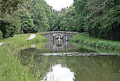 Schleuse mit Brücke