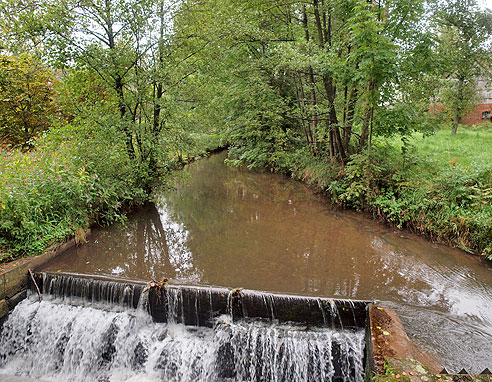 Stauwehr in der Fulda