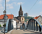 Über der Brücke in Rotenburg