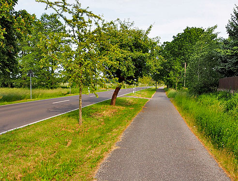 Radweg nach Marienthal