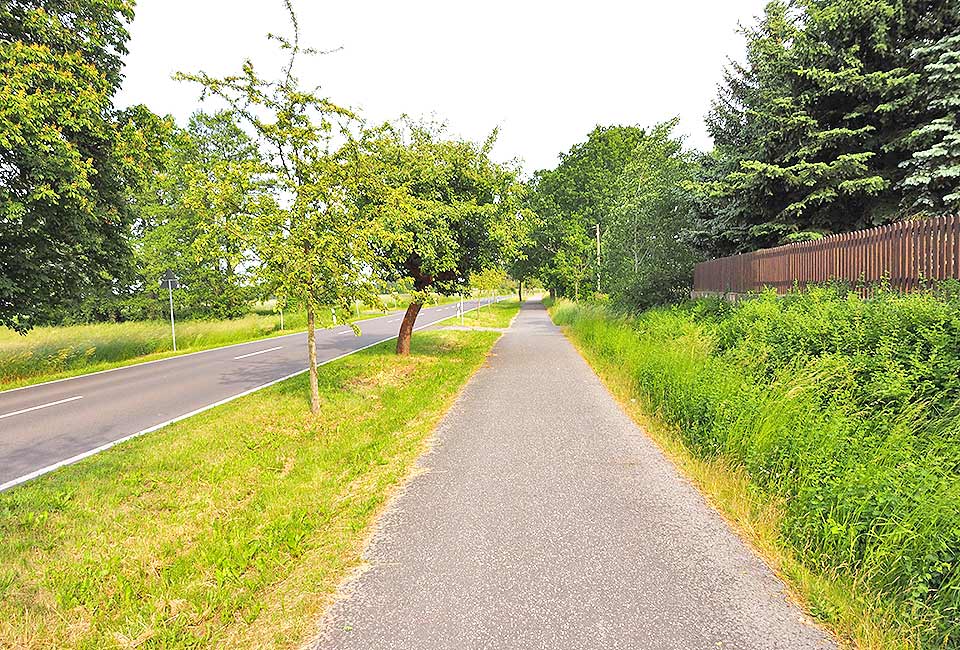 Radweg nach Marienthal