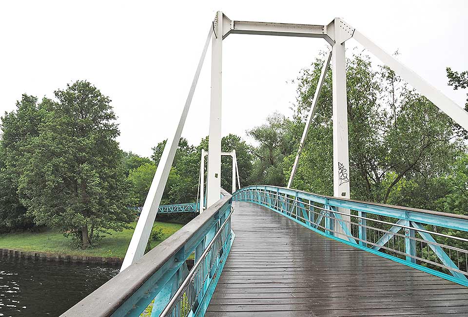 Brücke am Radweg