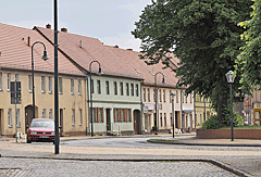 Häuserzeile in Liebenwalde