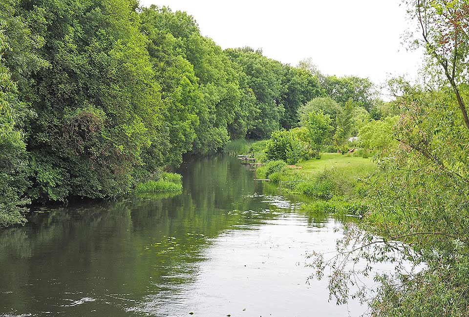 Die Havel in Zehdenick