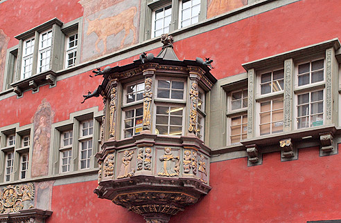 Schaffhausen Stadt der Erker