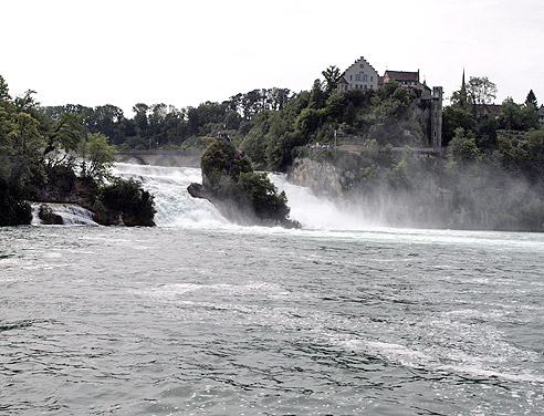 Rheinradweg: Der Rheinfall bei Schaffhausen