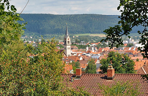 Blick auf Tuttlingen