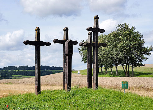 Pestkreuze am Weg