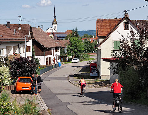 Radweg durch Wahlwies