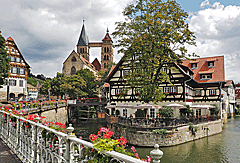 Wasserviertel in Esslingen