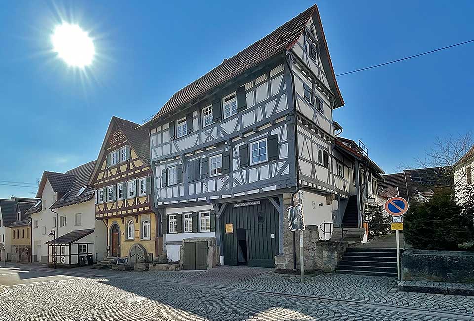 Fachwerkensemble in Grötzingen