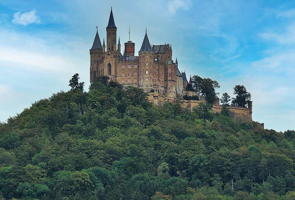 Blick auf Burg Hohenzollern