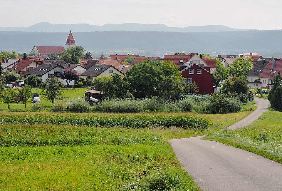 Blick auf Wurmlinger Kapelle