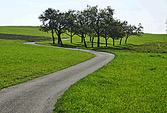 Hügelige Landschaft
