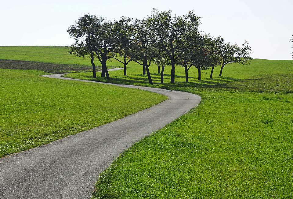 Hügelige Landschaft