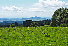 Blick auf die Hegauberge