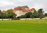 Kloster von hinten