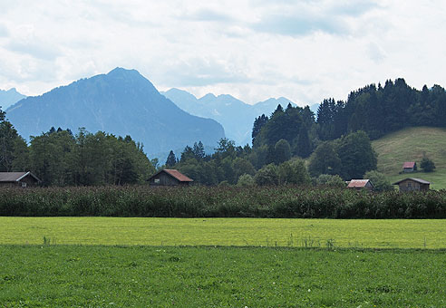 Blick auf die Kalkalpen