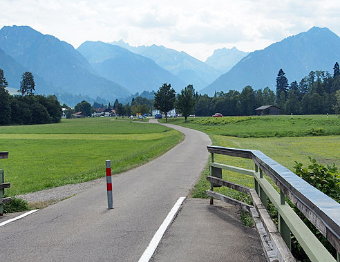 Blick auf die Kalkalpen