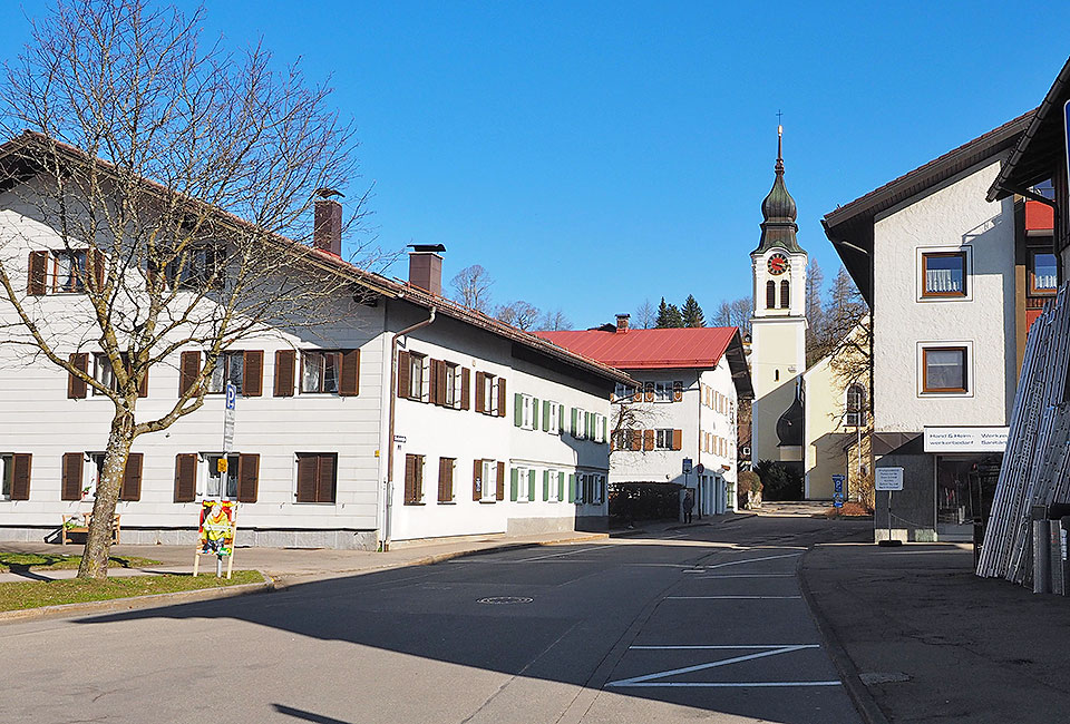 Innenstadt bei der Kirche St. Michael