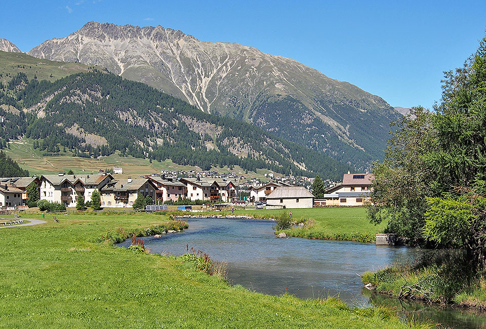 Blick auf Celerina