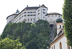 Blick auf die Burg Kufstein