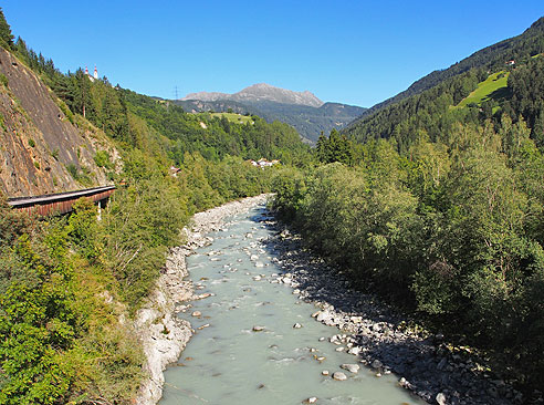 Der Inn vor Landeck