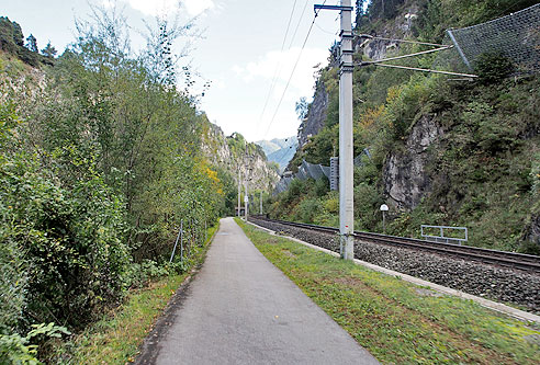 Enger Talabschnitt in der Imster Schlucht