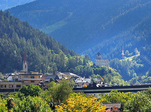 Blick zurück auf Landeck